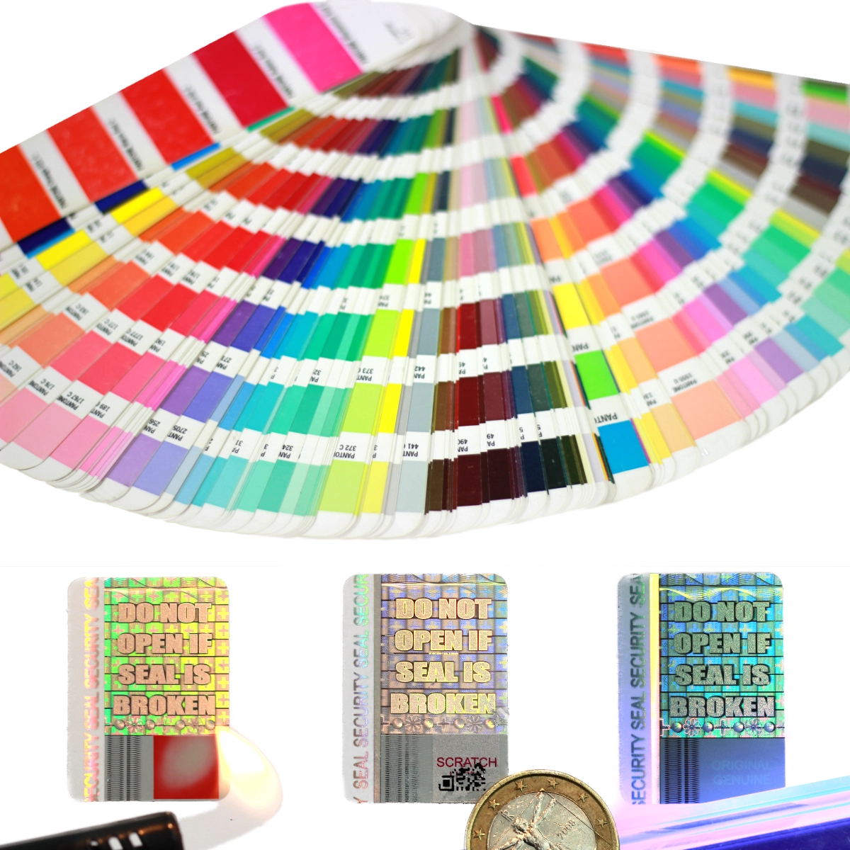 SAFETY PIGMENTS AND SPECIAL PRINT as an additional safety feature in many different colors